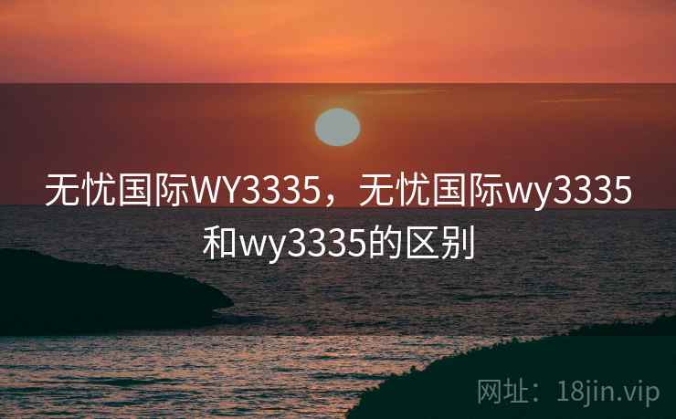 无忧国际WY3335，无忧国际wy3335和wy3335的区别