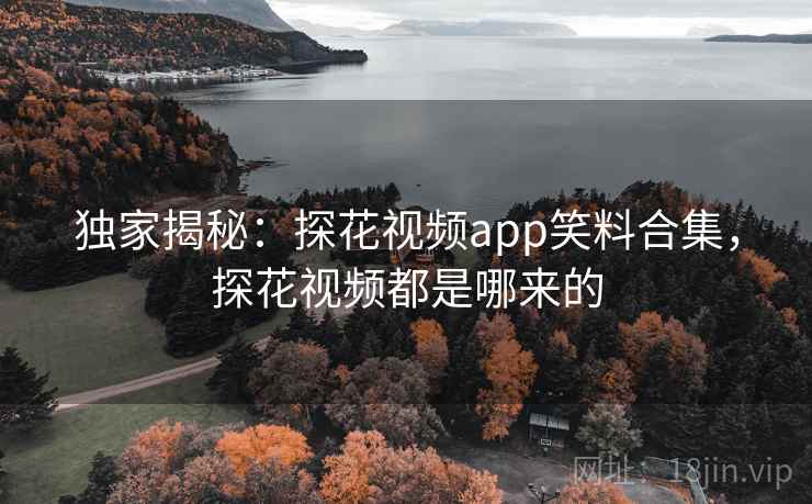 独家揭秘：探花视频app笑料合集，探花视频都是哪来的