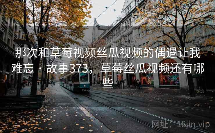 那次和草莓视频丝瓜视频的偶遇让我难忘 · 故事373，草莓丝瓜视频还有哪些